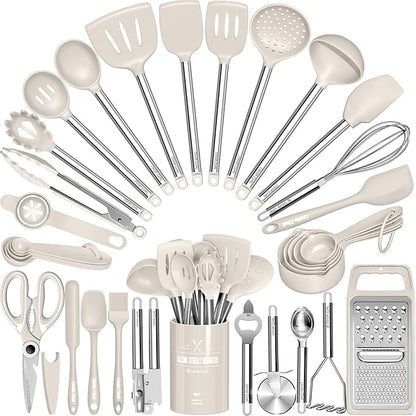 Kitchen Utensils Set-Umite Chef 34 Pcs Silicone Cooking Utensils Set by UmiteChef