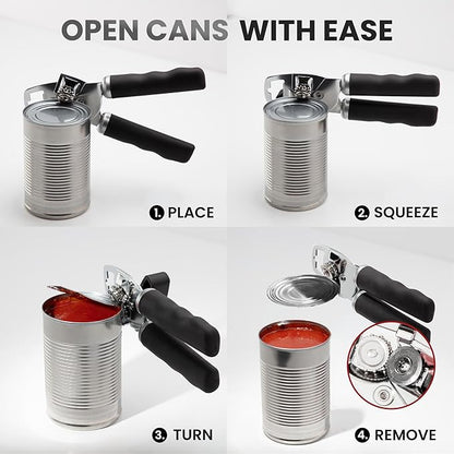 Zulay Kitchen Heavy Duty Stainless Steel Can Opener Manual - Image 8