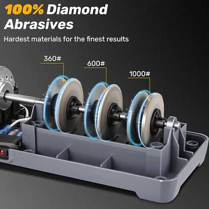 Enutogo Knife Sharpener, 3-Stage Electric Knife Sharpener - Image 3