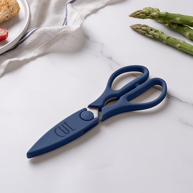Rae Dunn Kitchen Scissors- Stainless Steel Kitchen Shears, Cooking Scissors - Image 2