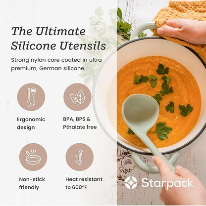 Starpack 'Stir & Serve' Silicone Cooking Utensils Set - Image 2