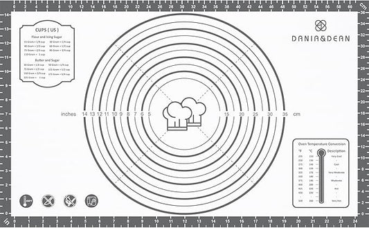 Silicone Mat, 26 x 16inch Extra Large Non-stick Pastry Baking Mat by DANIADEAN