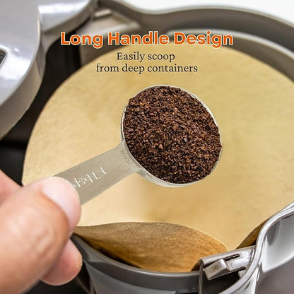 9PCS Measuring Spoons Set Stainless 1 tbsp, 1/2 tbsp, and 1-1/16tsp Steel - Image 5