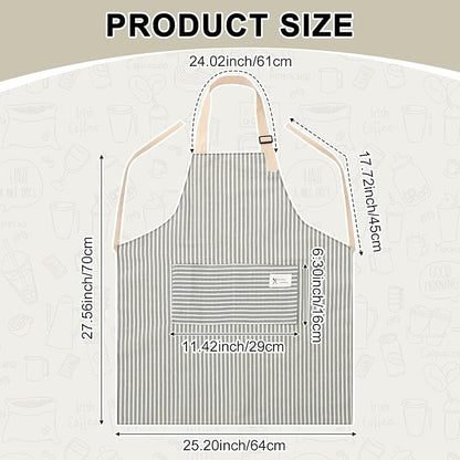 Janmercy 24 Pcs Aprons for Women Men - Image 2