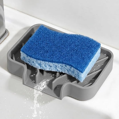 GUUKIN Sponge Holder for Kitchen Sink, Sink Caddy and Soap Tray | 5x3.5 inch by GUUKIN