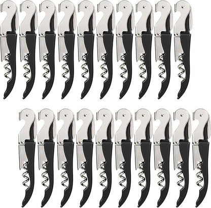 HYZ Wine Opener Bulk 20-Pack for Bartender, Professional Waiter Corkscrew Wine by HYZ
