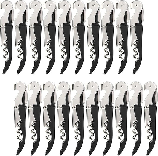 HYZ Wine Opener Bulk 20-Pack for Bartender, Professional Waiter Corkscrew Wine by HYZ