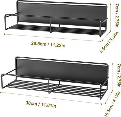 Mystozer 2 Pack Magnetic Spice Rack Organizer, Space Saver - Image 6