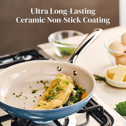 Redchef Non Stick Ceramic Frying Pan Set, Non Toxic Ceramic Pans - Image 3