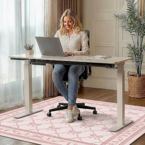 36"x48" Office Chair Mat for Hardwood Tile Floor, Under Desk Carpet Protector - Image 2