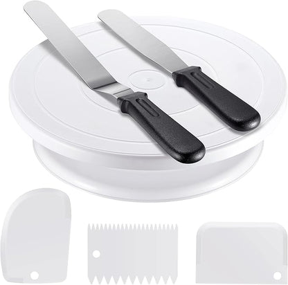 Kootek Cake Decorating Kit Baking Supplies Set Cake Turntable by Kootek