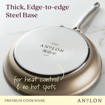 Anolon Ascend Hard Anodized Nonstick Cookware/Pots and Pans Set - Image 4