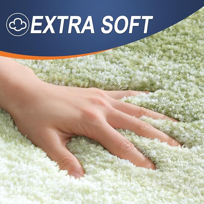 OLANLY Small Bathroom Rugs Mat 24x16, Extra Soft Absorbent Microfiber Bath Rugs - Image 3