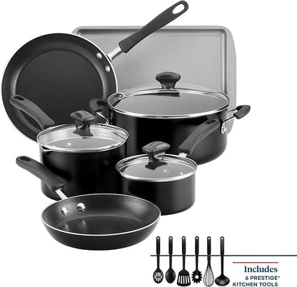 Farberware Cookstart DiamondMax Nonstick Cookware/Pots and Pans Set - Image 3