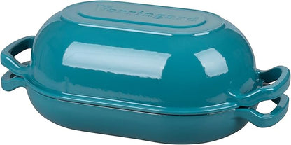 VORRINGARD Enameled Cast Iron Sourdough Bread Oven, Dutch Oven, Loaf Cast Iron - Image 8