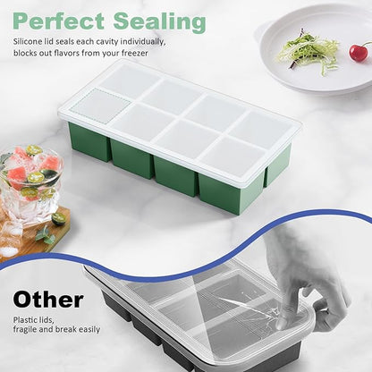 Large Ice Cube Trays for Whiskey: GGOW Big Silicone Ice Cube Trays - Image 4