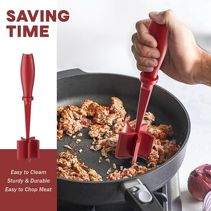 2 Pcs Meat Chopper, Upgrade Hamburger Grinder, Premium Heat Resistant Meat - Image 4