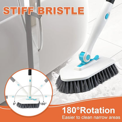Long Handled Scrub Brush for Shower, 3-in-1 Cleaning Brushes - Image 2