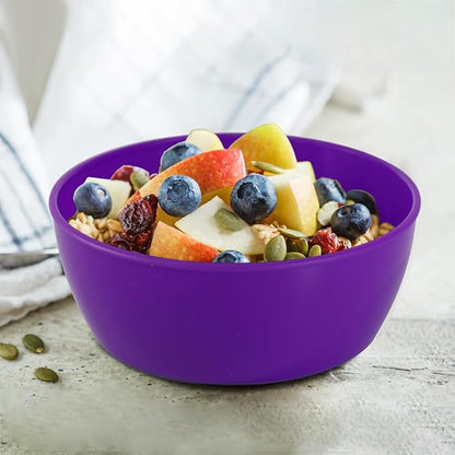 4-Piece Classic Plastic Prep Bowls - Image 4