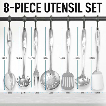 Zulay Kitchen Stainless Steel Cooking Utensil - Image 3