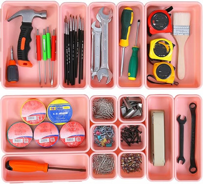 Kutesna 15 PCS Interlocking Desk Drawer Organizer Separator - Image 6