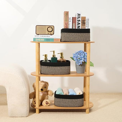MiniArk Small Storage Baskets for Organizing | Closet Organizer Bins | Shelf - Image 6
