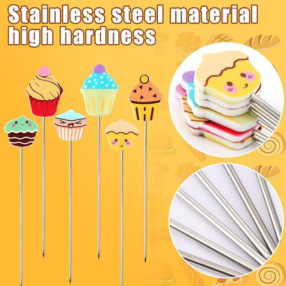 6pcs Cake Test for Baking, Durable Stainless Steel Cake Test Stick Baking - Image 4