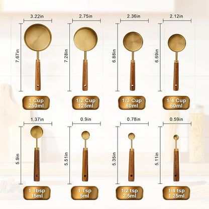Premium Stainless Steel Measuring Cups and Spoons Set - Image 7