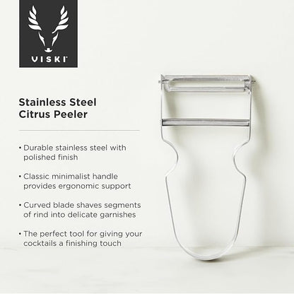 Viski Citrus Peeler Tool, Fruit Peeler - Image 2