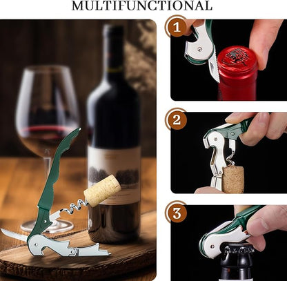 HYZ 2-Pack Wine Opener Waiter Corkscrew, Professional Wine Key - Image 3