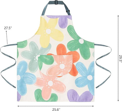 2 Pack Floral Apron for Women - Image 4