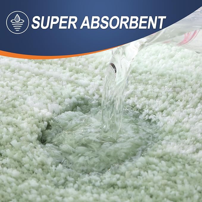 OLANLY Large Bathroom Rugs Mat 45x27, Extra Soft Absorbent Microfiber Bath Rugs - Image 4