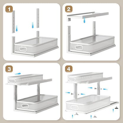 2 Pack 21IN-Depth Under Sink Organizer - Image 5