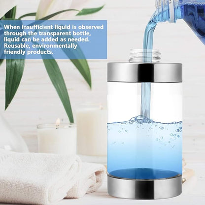 Dish Soap Dispenser Stainless Steel Case Acrylic Liner Hand Pump Dispenser - Image 4