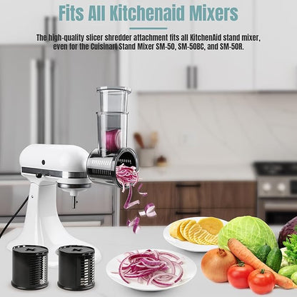 Stainless Steel Slicer Shredder Attachments - Image 3