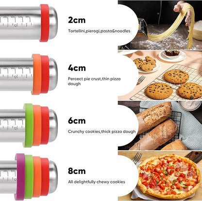 Stainless Steel Rolling Pin - Image 3