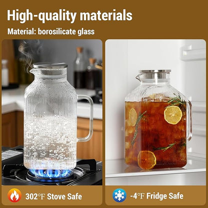 1 Gallon thickened Square Glass Pitcher - Image 6