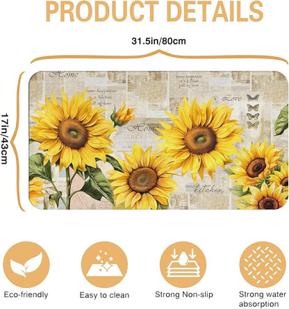 Kitchen Countertop Dish Drying Mat, Super Absorbent Coffee Bar Mat - Image 5