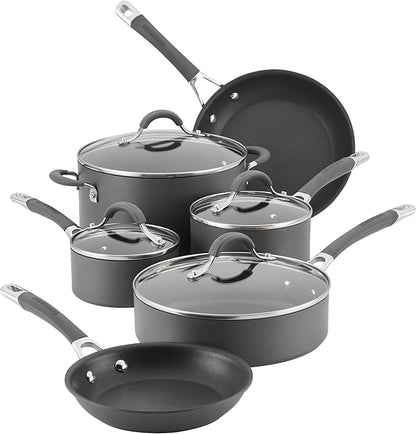 Circulon 83903 Radiance Hard Anodized Nonstick Cookware Pots and Pans Set by Circulon