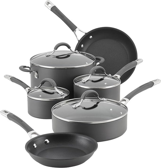 Circulon 83903 Radiance Hard Anodized Nonstick Cookware Pots and Pans Set by Circulon