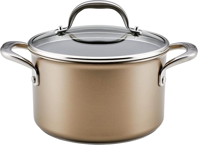 Anolon Ascend Hard Anodized Nonstick Saucepan/Saucepot and Lid by Anolon