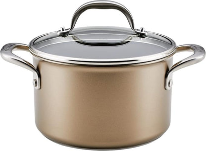 Anolon Ascend Hard Anodized Nonstick Saucepan/Saucepot and Lid by Anolon