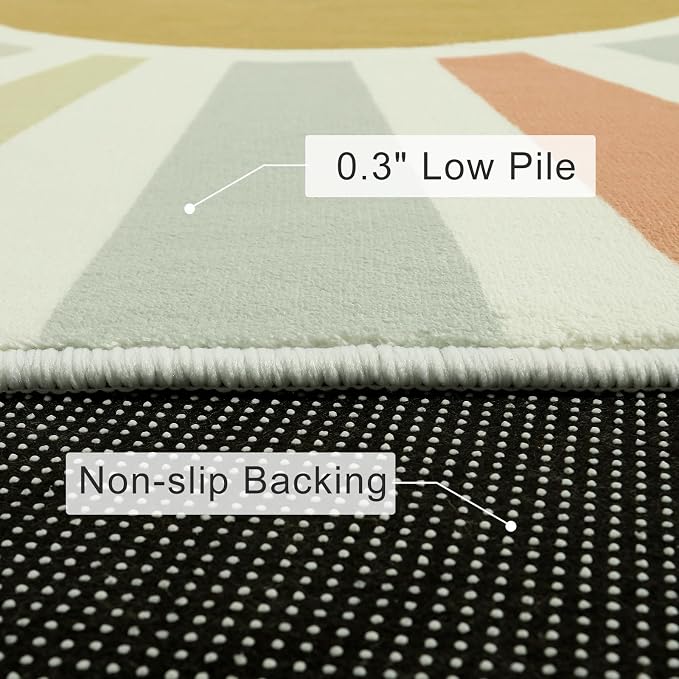 STARUIA Boho Washable Area Rug - Image 5