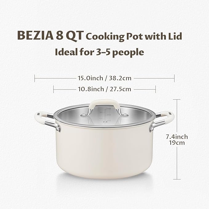 8 Quart Nonstick Stock Pot - Image 6