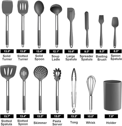 LIANYU 15-Piece Cooking Kitchen Utensils Set - Image 2