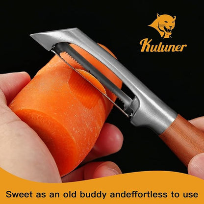 Serrated Blade Premium I Type 304 Stainless Steel Multifunctional Kitchen - Image 2