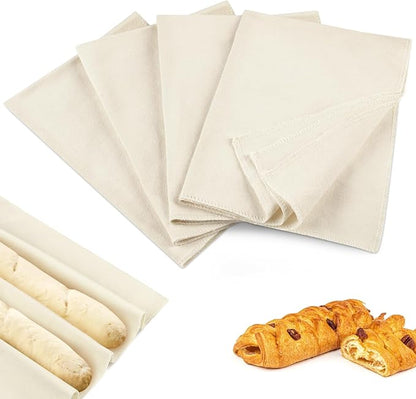 Ninsula 4PCS Tea Towels for Baking Sourdough, 14x18.8 Inch Reusable Thick Bread by Unknown