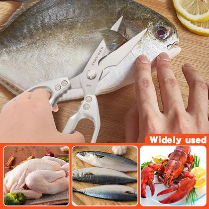 Kitchen Scissors Set Stainless Steel Kitchen Shear Heavy Duty Sharp Poultry - Image 6