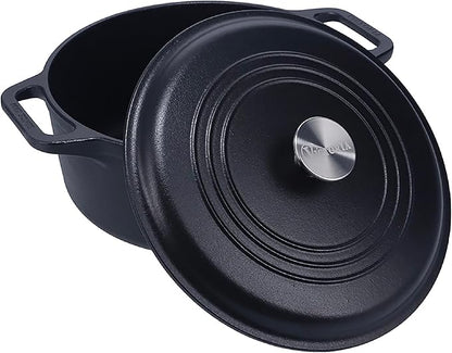Victoria 6-Quart Cast Iron Dutch Oven by VictoriaCastIron