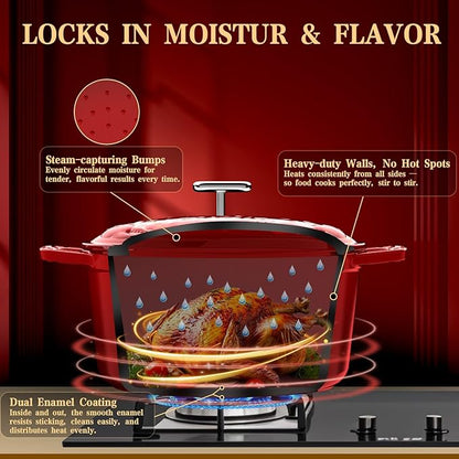 Enameled Cast Iron Dutch Oven - Image 5